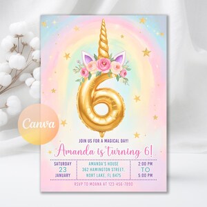 Editable Unicorn 4th Birthday Invitation Four Ever Magical Party Invite Pastel Fourth Birthday Template, four ever magical
Instant Download,Invitation Template,Boy Birthday,Birthday Invitation,Party Invitation,Unicorn 4th Birthday,4th Birthday Invite,Four Ever Magical,Unicorn Birthday,Unicorn Invite,four ever invite,four ever unicorn,four ever invitation
Unicorn Birthday Invitation, Rainbow Party Magical Party Invitation, Rainbow Unicorn Birthday Party, Sparkle Invitation Editable Canva