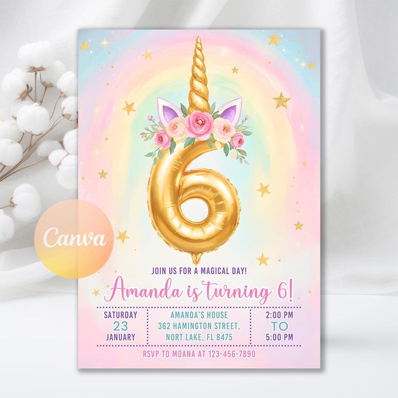 Editable Unicorn 4th Birthday Invitation Four Ever Magical Party Invite Pastel Fourth Birthday Template, four ever magical
Instant Download,Invitation Template,Boy Birthday,Birthday Invitation,Party Invitation,Unicorn 4th Birthday,4th Birthday Invite,Four Ever Magical,Unicorn Birthday,Unicorn Invite,four ever invite,four ever unicorn,four ever invitation
Unicorn Birthday Invitation, Rainbow Party Magical Party Invitation, Rainbow Unicorn Birthday Party, Sparkle Invitation Editable Canva