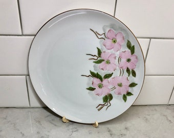 Vintage Dogwood Blossom Plate - Vintage Floral Plate - Dogwood Blossoms - Vintage Serving Plate - Dogwood - Vintage Springtime Dish Ware