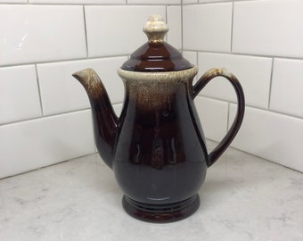 White Frosted Brown Ware Teapot - Mid-Century Brown Ware Teapot - Vintage Teapot - Teapot - Mid-Century Teapot - Made in Japan - Tea Party