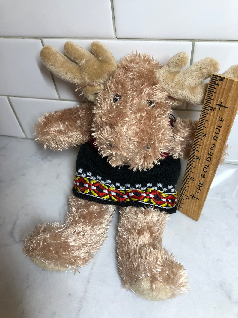 Stuffed Toy Nord Souvenir Child/'s Toy Norway Moose Plush Animal Nord Vintage Souvenir Stuffed Moose from Norway Souvenir