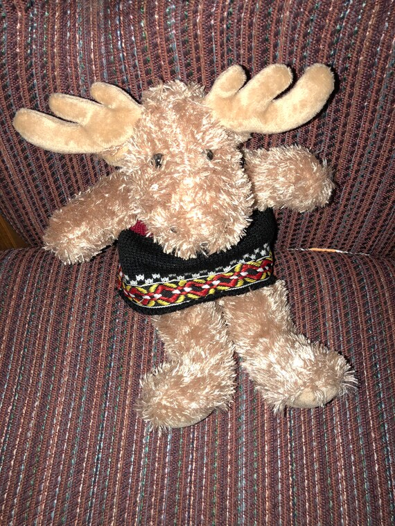 stuffed moose baby toy