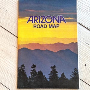 Arizona Road Map - Etsy