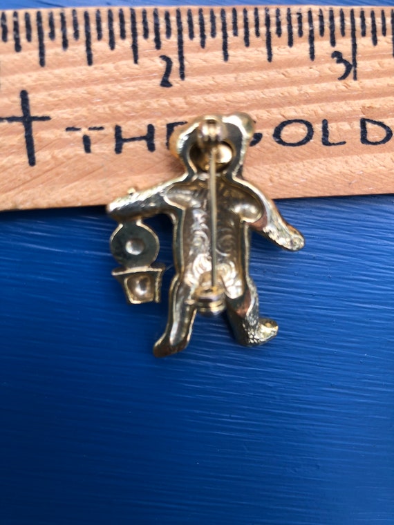 Teddy Bear Pin - Vintage Pin - Vintage Novelty Pi… - image 7