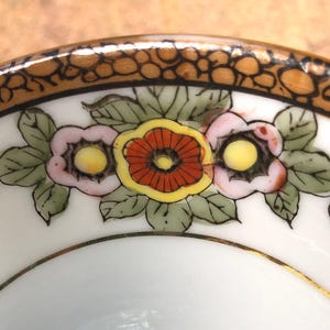 Chikaramachi Serving Dish/Bowl - Asian Bowl - Asian Dish - Made in Japan - Floral Motif Asian Dish/Bowl -Vintage Serving Ware -Serving Bowl