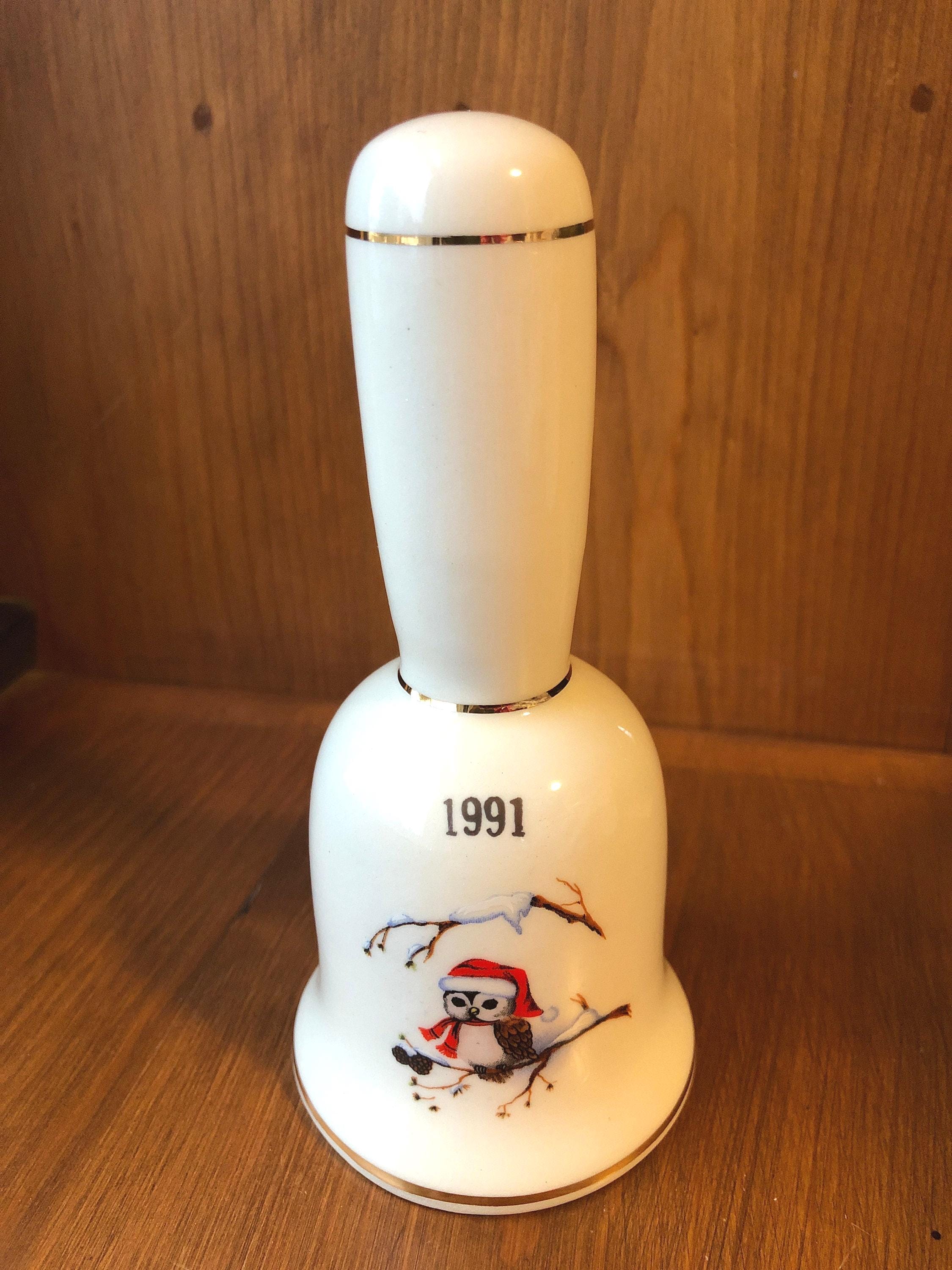 リュージュChristmas Collector’s Bell 1991 REUGE 1991 Christmas Collectors Bell Music Box Swiss Made