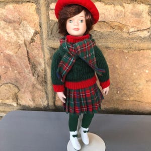 Avon Childhood Dreams Doll - Avon Porcelain Skater Doll - Porcelain Doll - Vintage Avon Figurine/Doll - Ice Skating Doll - Ice Skating -Doll