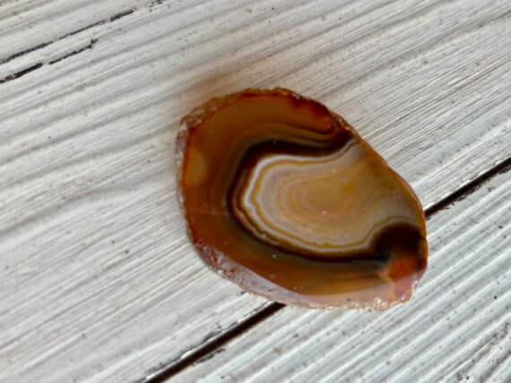 Agate Geode Pin - Vintage Pin - Natural Jewelry -… - image 10