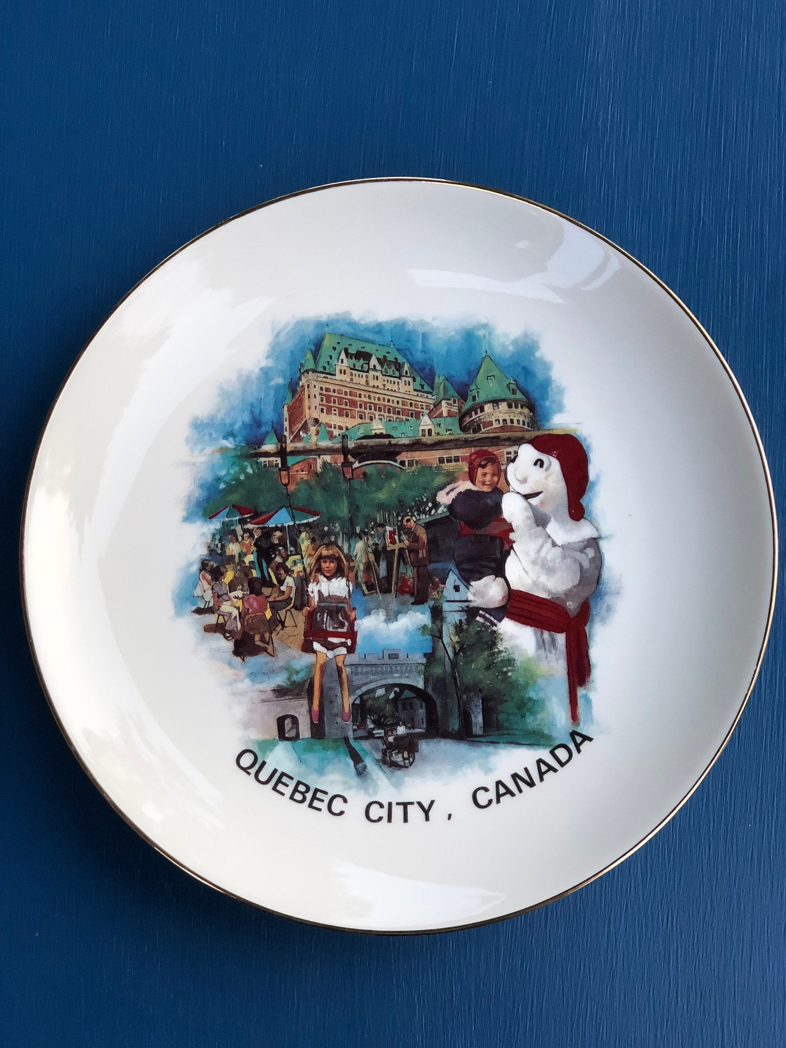 Quebec City Souvenir Canada Souvenir Vintage Souvenir Etsy