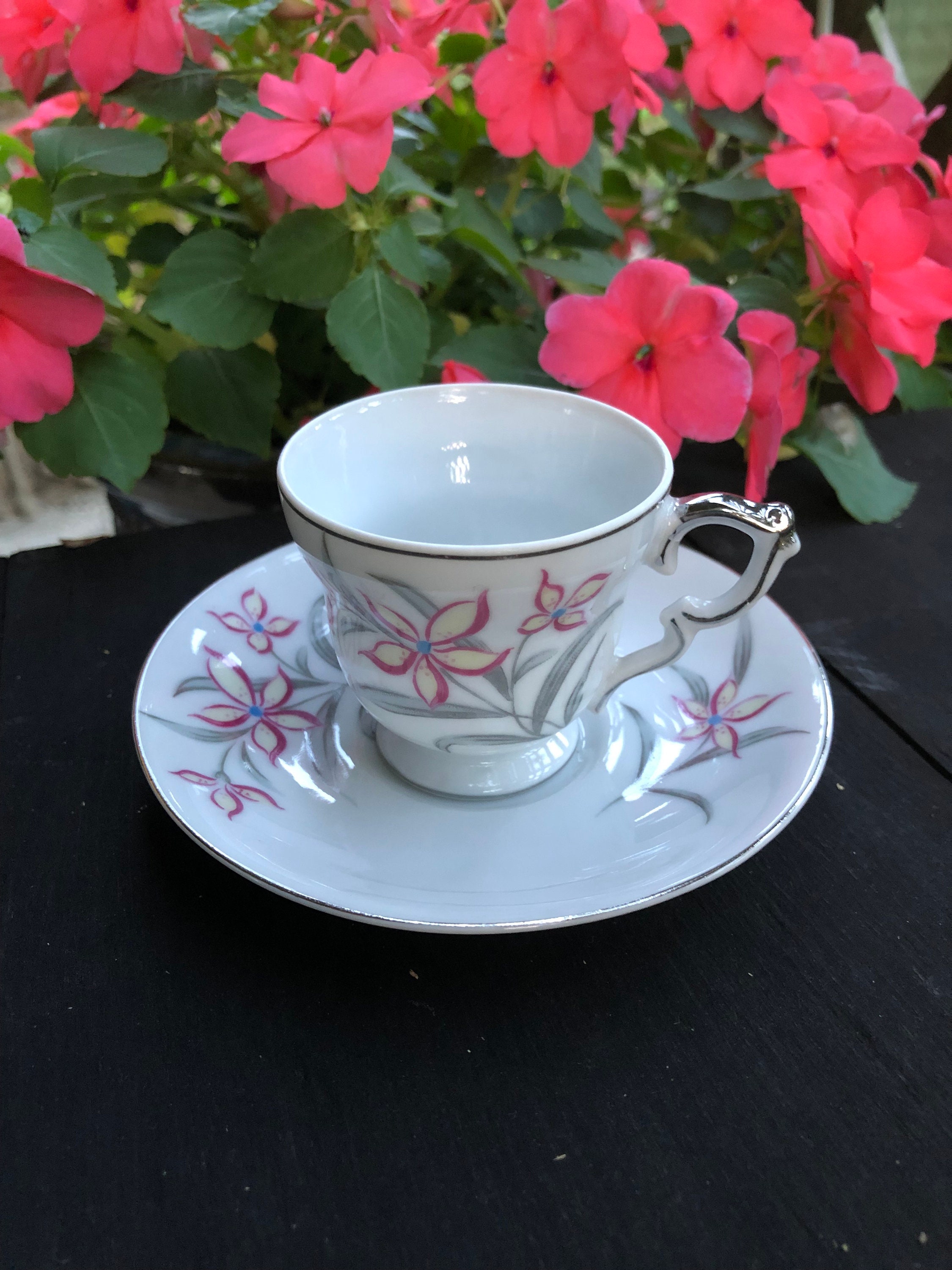Vintage Mini Teacup and Saucer Teacup and Saucer China Etsy