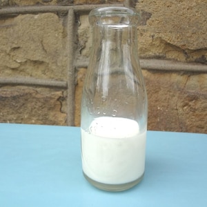 Vintage Milk Bottle - Beezer Dairy Milk Bottle - Dairy Bottle - Beezer Dairy - Dairy Farm - Vintage Milk Bottle - Milk Container -Old Bottle