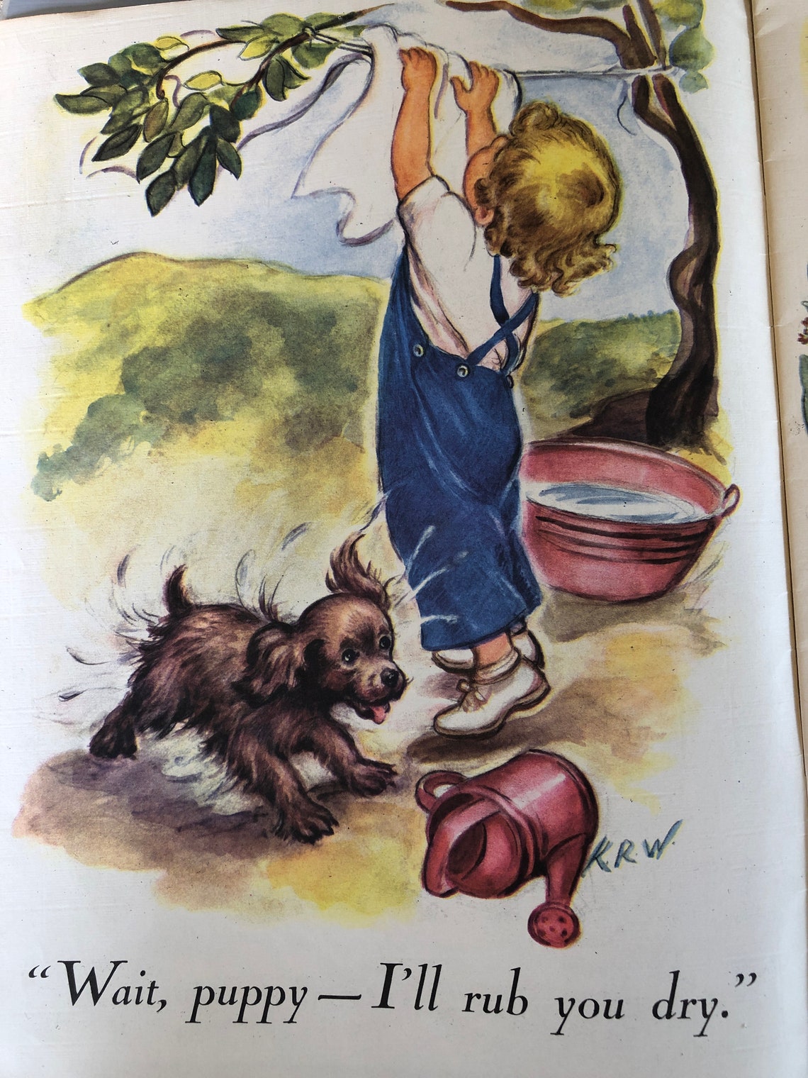 Vintage Children's Book Merrily Merrily Katharine R. | Etsy