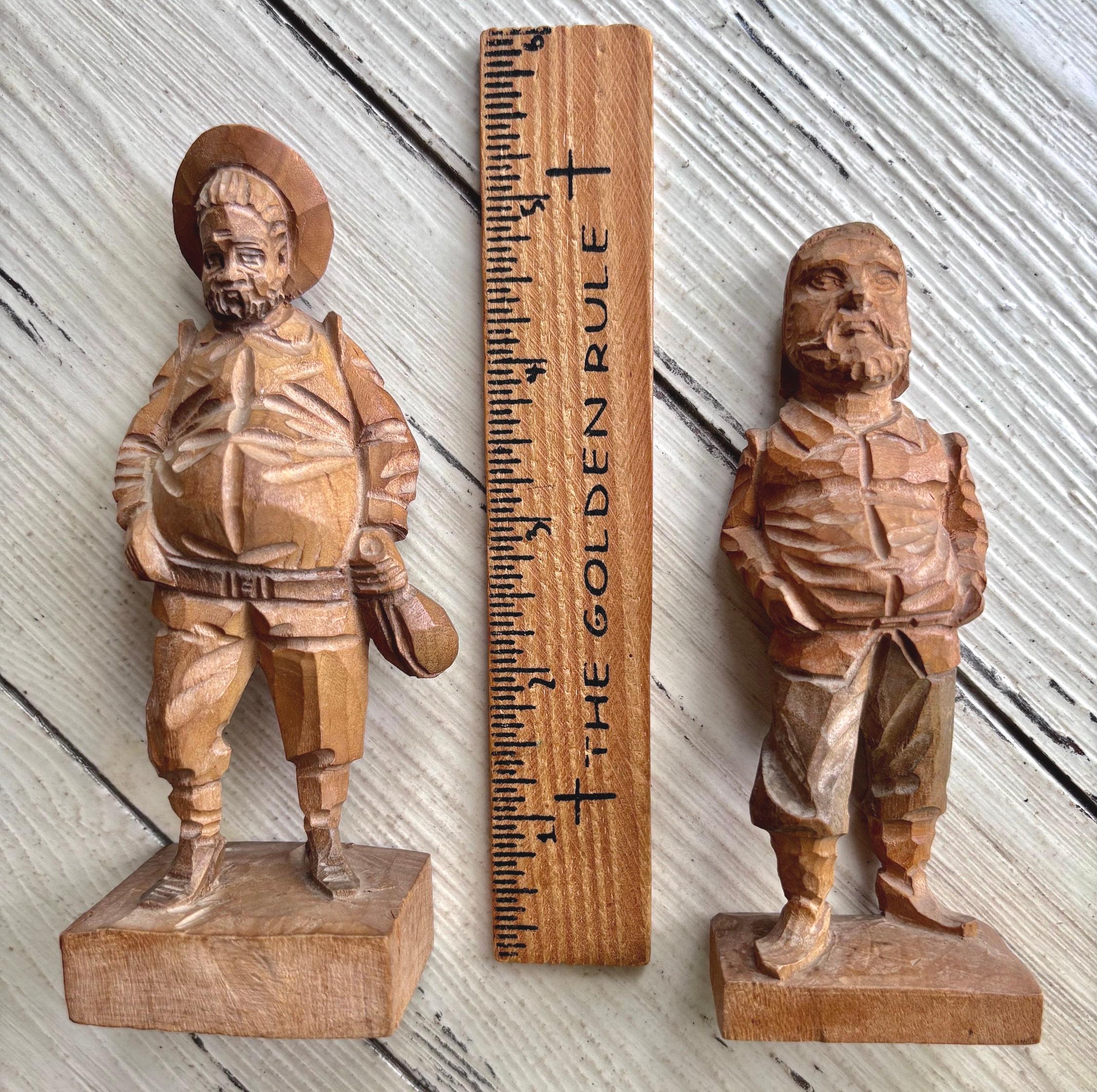 Ouro Artesania Hand Carved Wood Figures - Made in Spain