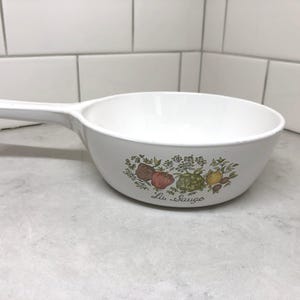 Corning Minuette Pan - Corning  - Corning Ware One Pint Skillet - Vintage Corning Ware - Corning Spice of Life Pattern - Skillet Saucepan