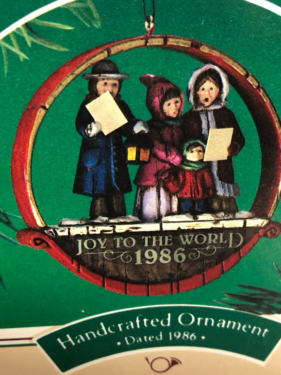 Vintage Hallmark Ornament Joyful Carolers Keepsake Ornament Vintage