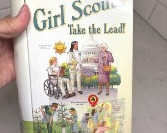Vintage 1980s Girl Scouts "Take the Lead" Collectible Tin