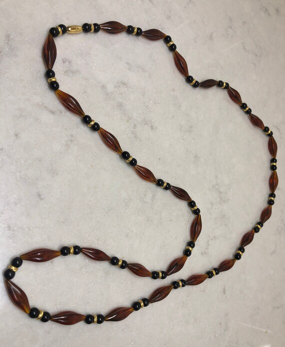 Vintage Necklace - Vintage Bead Necklace - Vintag… - image 9