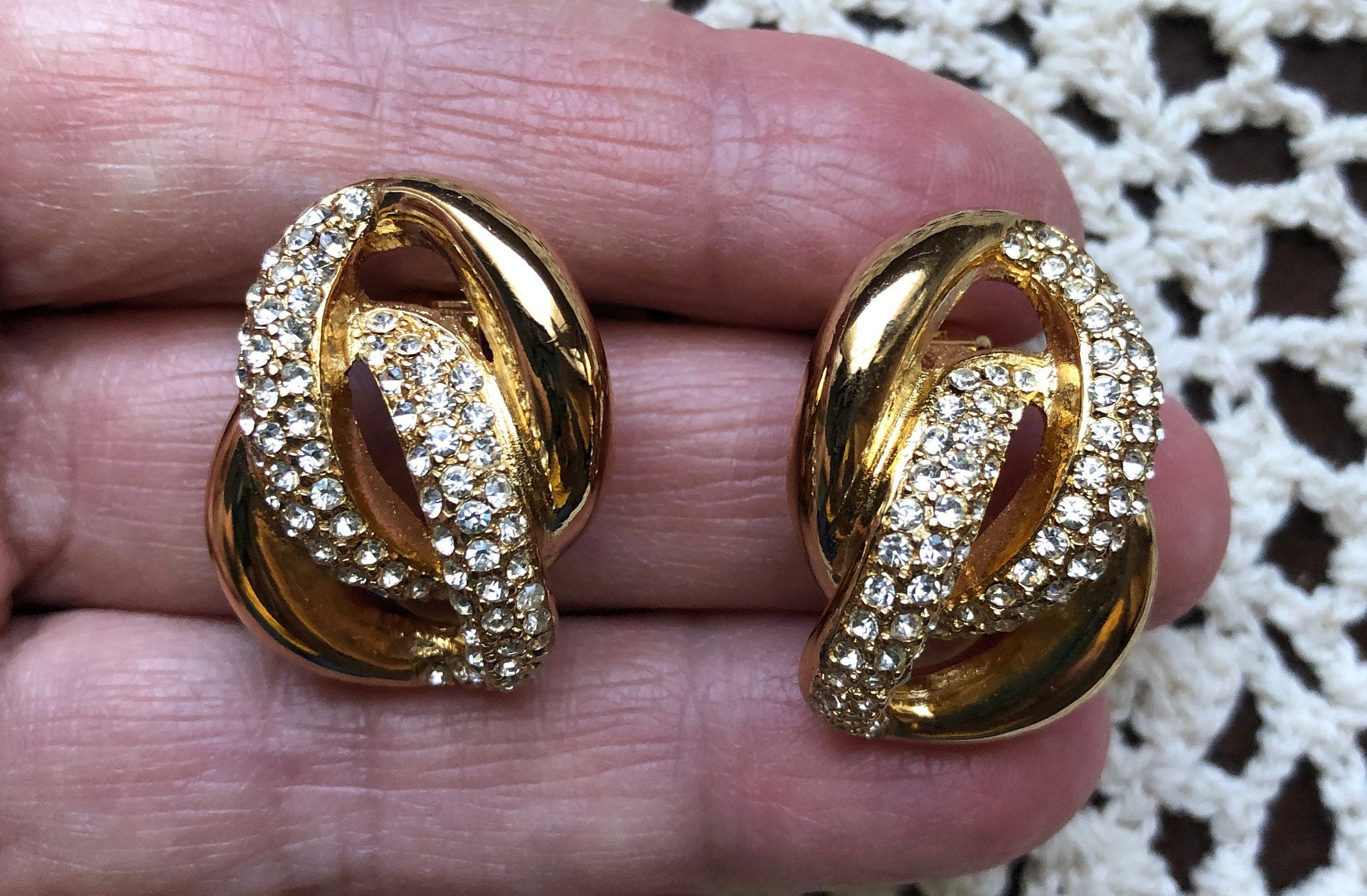 Christian Dior Earrings Vintage Dior Earrings Vintage Clip