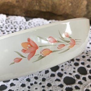 Vintage Corning Ware Skillet – Peach Blossom, Waffle Bottom, 7 Inch image 6