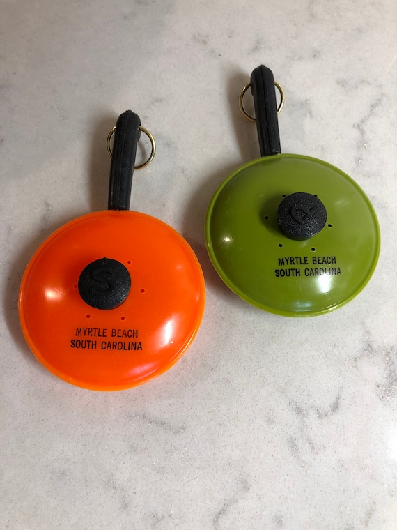 Vintage Myrtle Beach Souvenir Salt & Pepper Shakers – Frying Pan Novelty Shakers