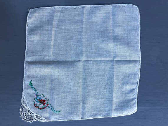 Vintage Lady's Hankie - Handkerchief - Vintage Ha… - image 7