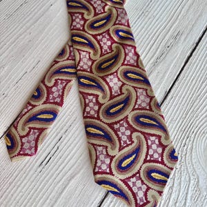 Liberty of London Necktie - Vintage Paisley Necktie -Vintage Man's Accessory -Necktie -Vintage Necktie -Made in USA -Retro Liberty of London