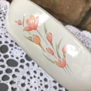Vintage Corning Ware Skillet – Peach Blossom, Waffle Bottom, 7 Inch image 5