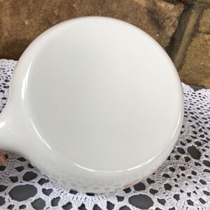 Vintage Corning Ware Skillet – Peach Blossom, Waffle Bottom, 7 Inch image 4