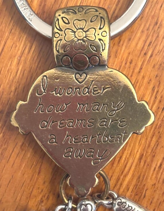 Brighton Heart Shape Keychain with Charms - Key F… - image 3