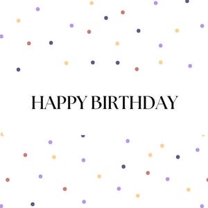 Carte invitation anniversaire