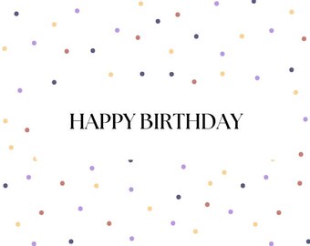 Carte invitation anniversaire