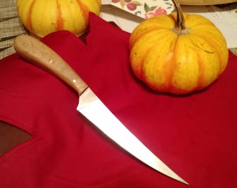 Handcrafted Trout Fillet Knife with Leather Sheath, USA Made