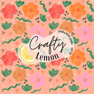 Watercolour Bright Summer Flowers Repeating Pattern for Fabric Sublimination, Texture Surface Design for commercial use, Multicoloured