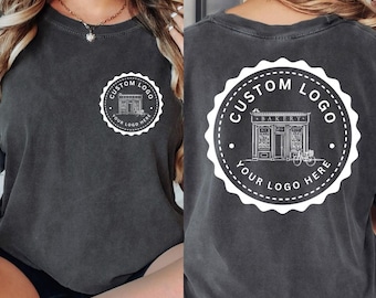 Custom Logo Shirt Personalized Company Logo Comfort Colors TShirt Custom Business Logo Tee Custom Logo Sweatshirt Custom Logo Design