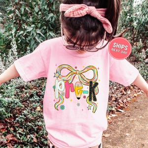 Kids Pre-k Shirt Back To School Shirt Pre-k Coquette Kids Shirt Kids School Girls Pre-k Shirt School Gift Toddler First Day Of School