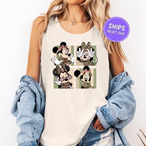 Disney Safari Minnie Tank Top Toddler Disney Tank Top Minnie Girls Disney Tank Top Walt Disney Safari Animals Tank Top Animal Kingdom Shirt