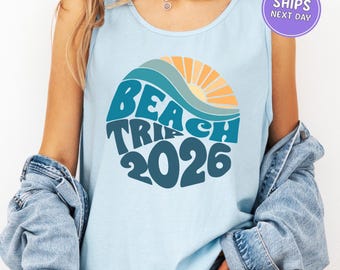 Beach Vibes Tank Top Comfort Colors Beach Kids Summer Era Tank Top Summer Tank Top 2026 Toddler Tank Top Summer Jersey Tank Top Women Summer