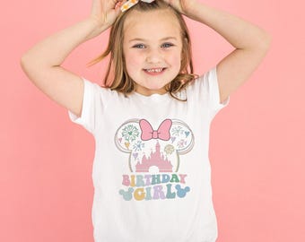 Birthday Girl Shirt Disney Mouse Ears Birthday Shirt Kids Toddler Birthday Tee Magical Land Tee Family Birthday Shirt Baby Tee Kids Tee M837