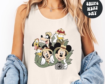 Disney Safari Tank Top Animal Kingdom Comfort Colors® Tank Top Mickey and Friends Tank Top Disney Baby Tee Safari Disney Trip 2026 Tank Top