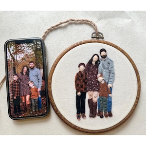 Custom Needle Felted Family Portrait, Custom Family Portrait, Custom portrait,  Personalized Family Keepsake, Thanksgiving Gift