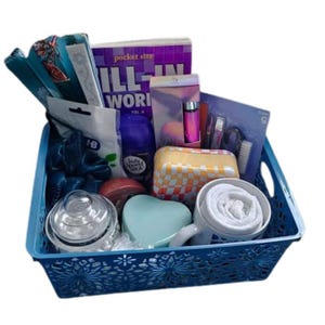 Welcome basket, Just because basket, nerd, friends gifts, Fun, Practical Goodies for Friends & Nerds