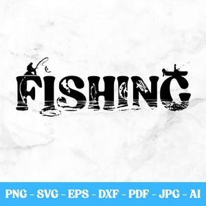 Fishing svg, fishing designs , fishing svg files, fishing shirt svg, cut files for cricut, Lake Fishing Scene Png, Outdoor Fishing Dxf