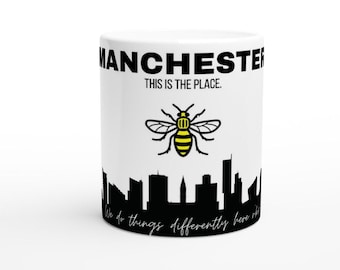 Manchester This Is The Place Mug - Perfect Gift for Coffee Lovers - Dishwasher & Microwave Safe Ceramic