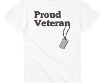 Proud Veteran T-Shirt | 100% Cotton, Vintage Feel
