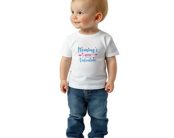 Mummy's Little Valentine Baby T-Shirt - Cute Unisex Cotton Tee - Perfect Valentine's Gift