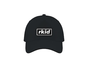 Black “R-Kid” Oasis Inspired Cap | Black