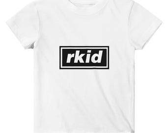 R-Kid Oasis Inspired Classic Baby Crewneck T-shirt White