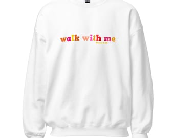 Walk with Me LDS Youth Theme Sweatshirt | Crewneck Pullover