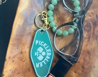 Llavero acrílico inspirado en Pickleballer / Motel / Regalo para Pickleballer