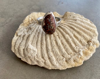 Mexican Opal Sterling Silver Ring Size 5